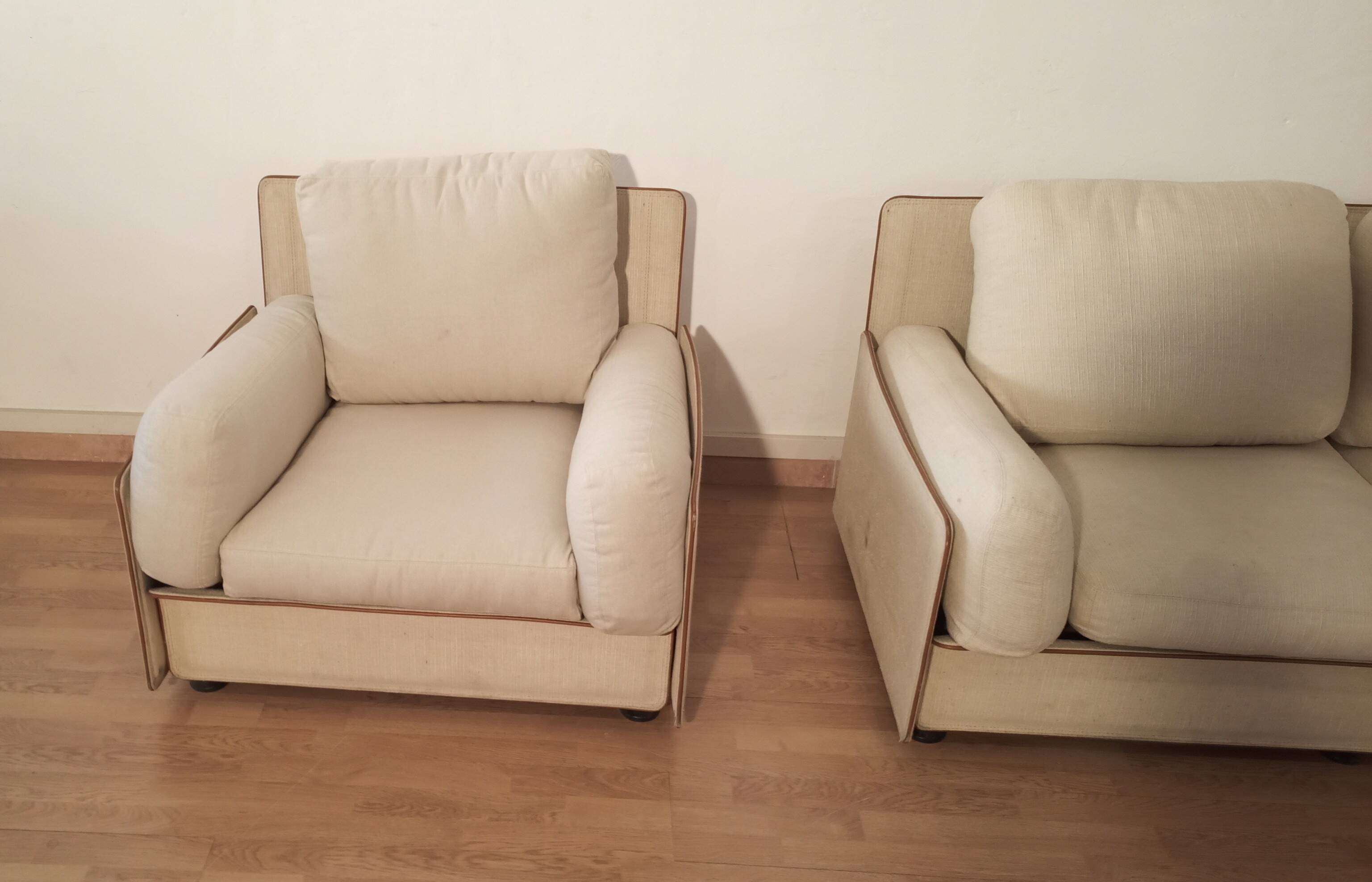 Canapé modulable de Riccardo Arbizzoni pour Zanotta 1978. Modèle Redifiori lot de 5