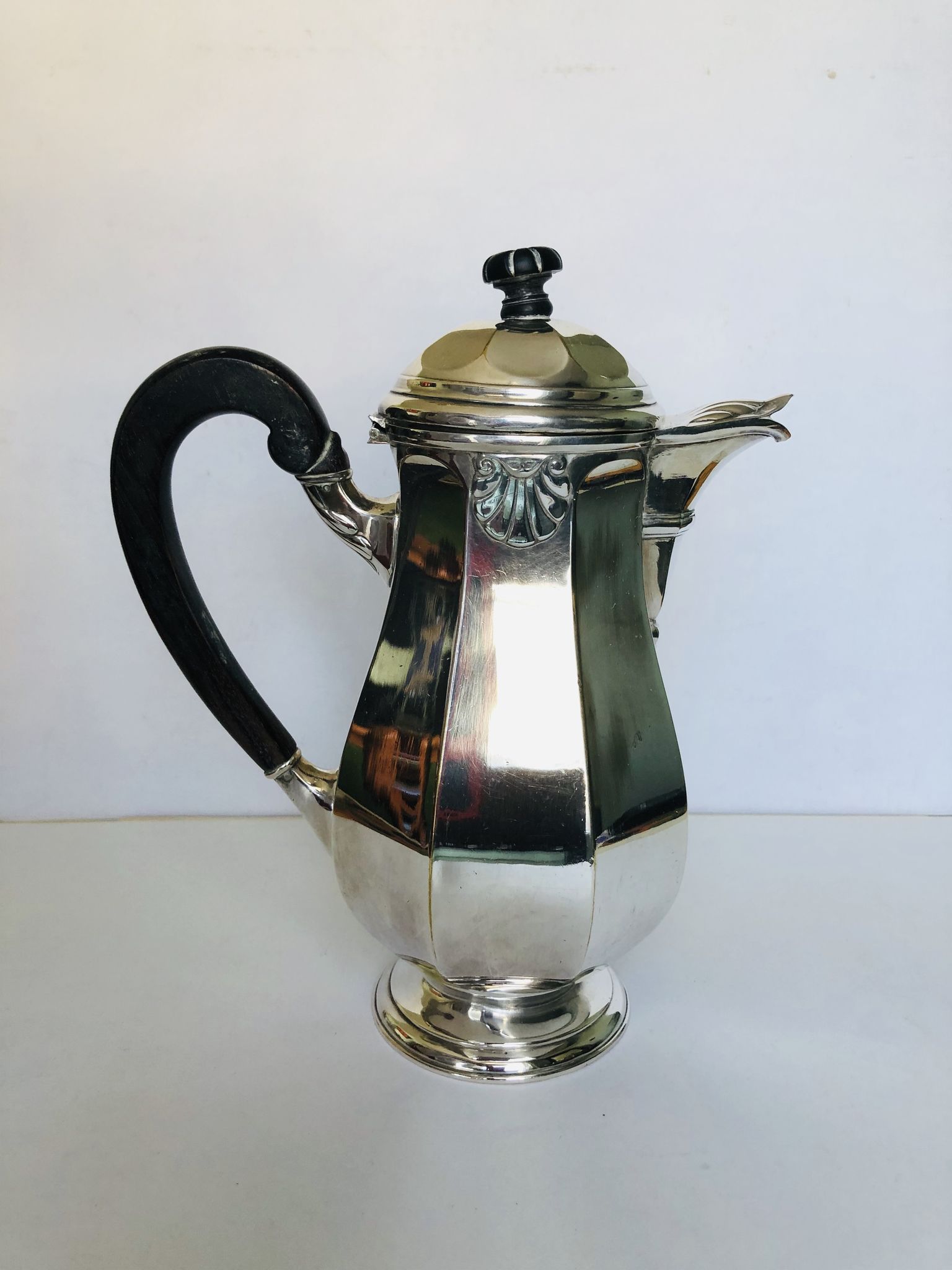 Tea service party and silver metal coffee