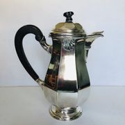 Tea service party and silver metal coffee