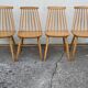 Scandinavian chairs Pinnstol ZPM Radomsko 1950