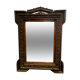 Miroir "tramp art" art populaire 103 x 76 cm