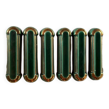 Set of 6 vintage ceramic knife rests