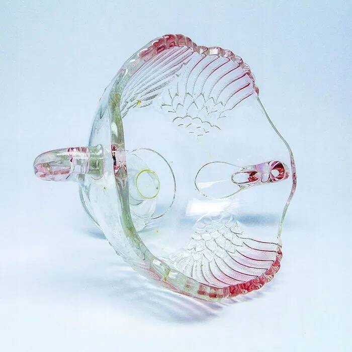 G3K platter in Art Nouveau style - swan