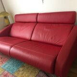 Steiner leather sofa 2/3 seater