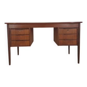Mid-century teak desk, Denmark, 1960s