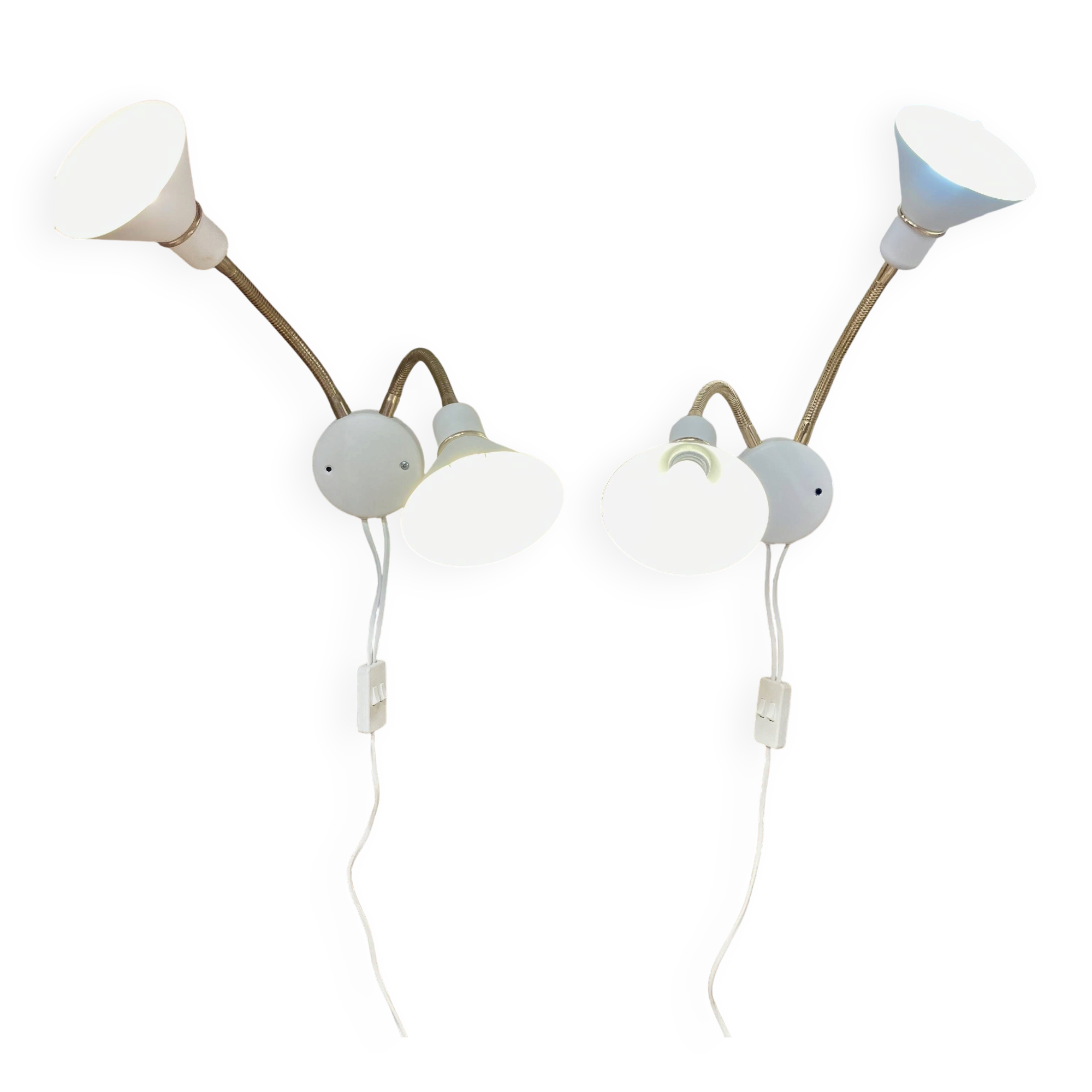 Modular scandinavian design wall lights.