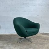 Vintage green egg chair