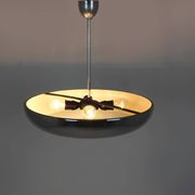Bauhaus UFO Pendant Lamp by Josef Hurka for Napako, 1930s