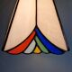 Stained glass pendant light, Tiffany style
