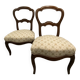 Paire de fauteuils cabriolet style Louis XV