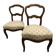 Paire de fauteuils cabriolet style Louis XV