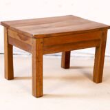Bedside table - side table in natural burmese teak