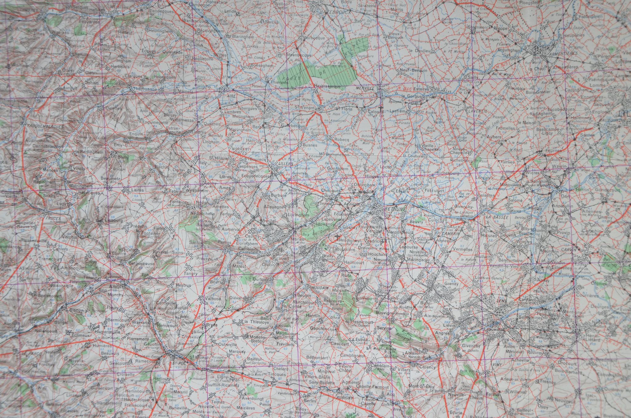 Carte n°4 Lille édition de l'armée
