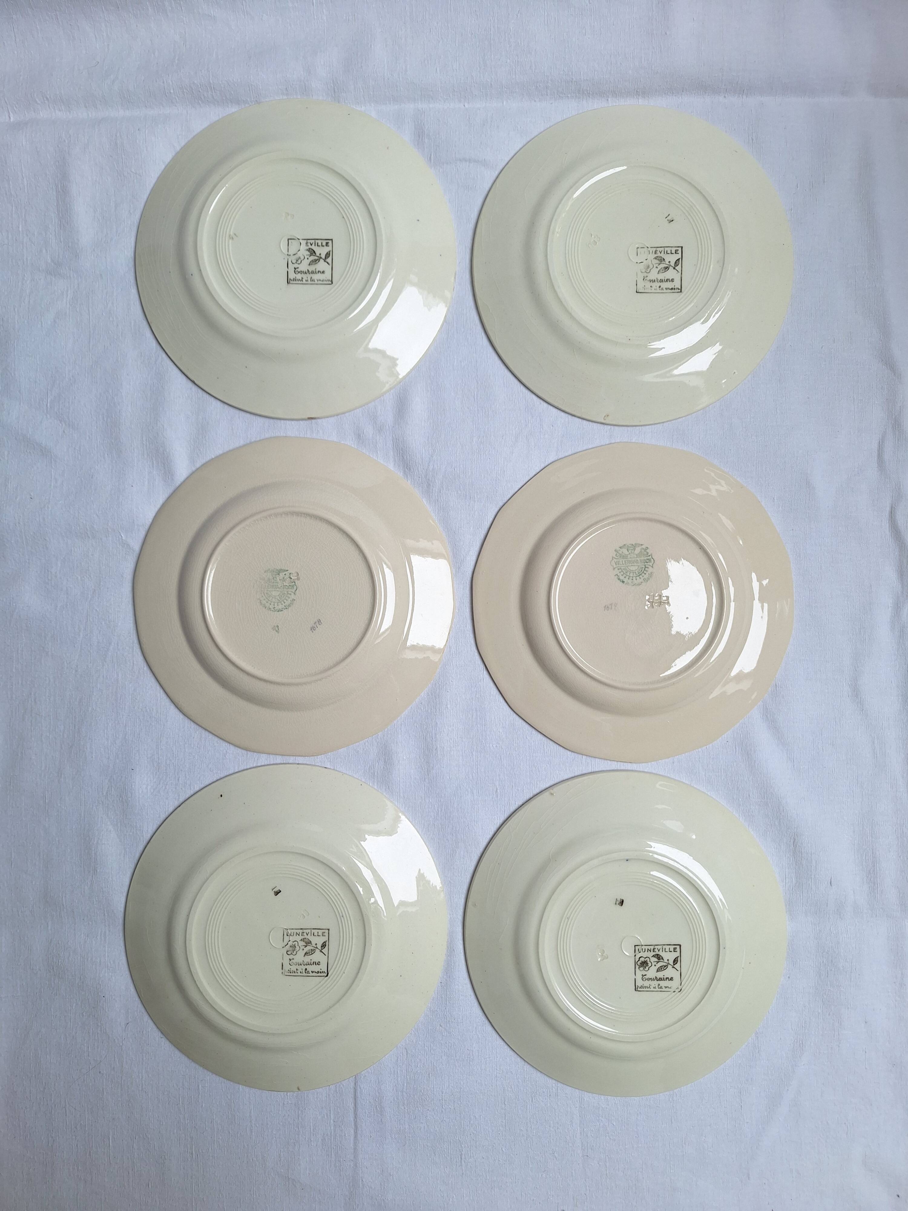 Vintage dessert plates
