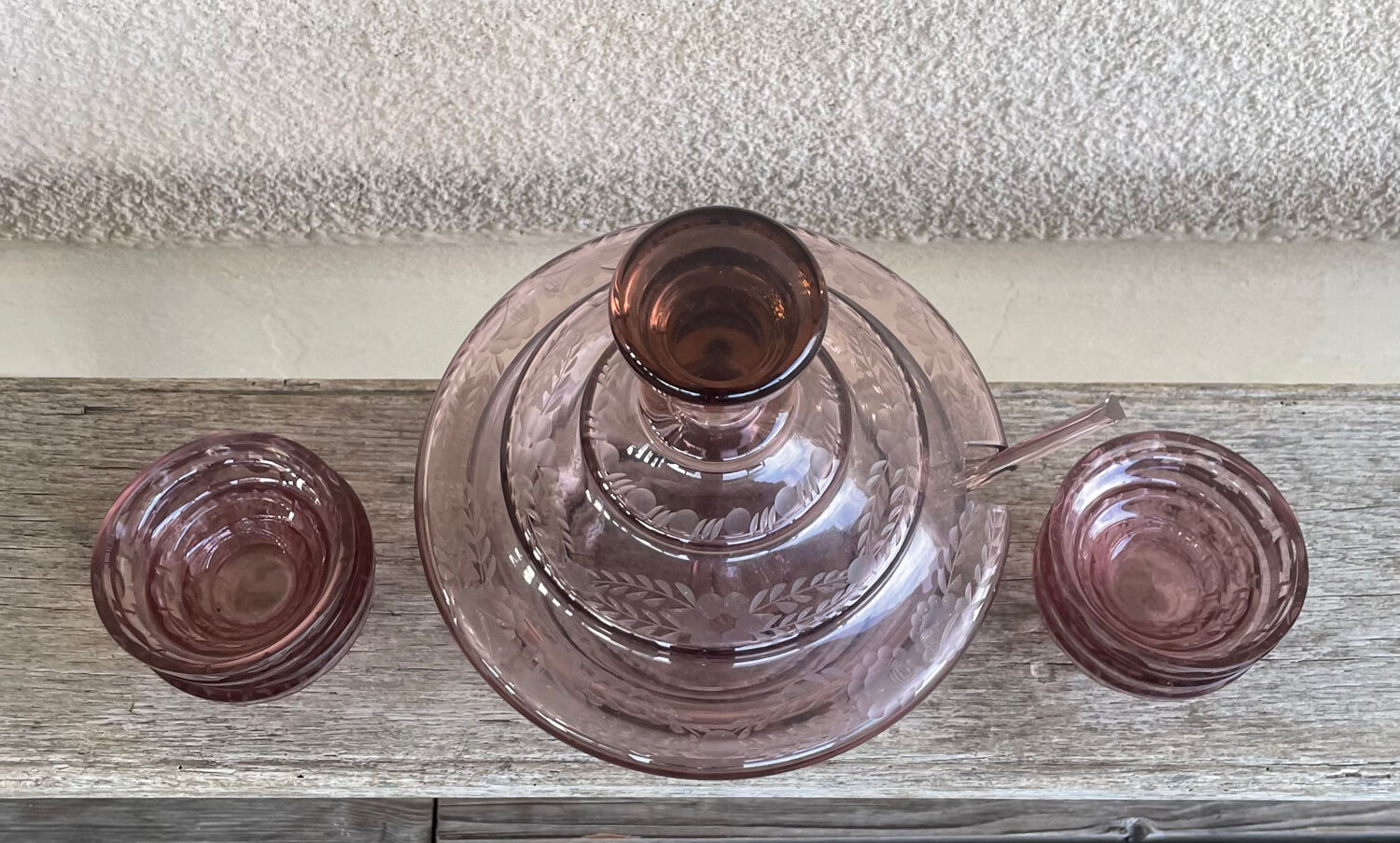 ENGRAVED CRYSTAL PUNCH SERVICE