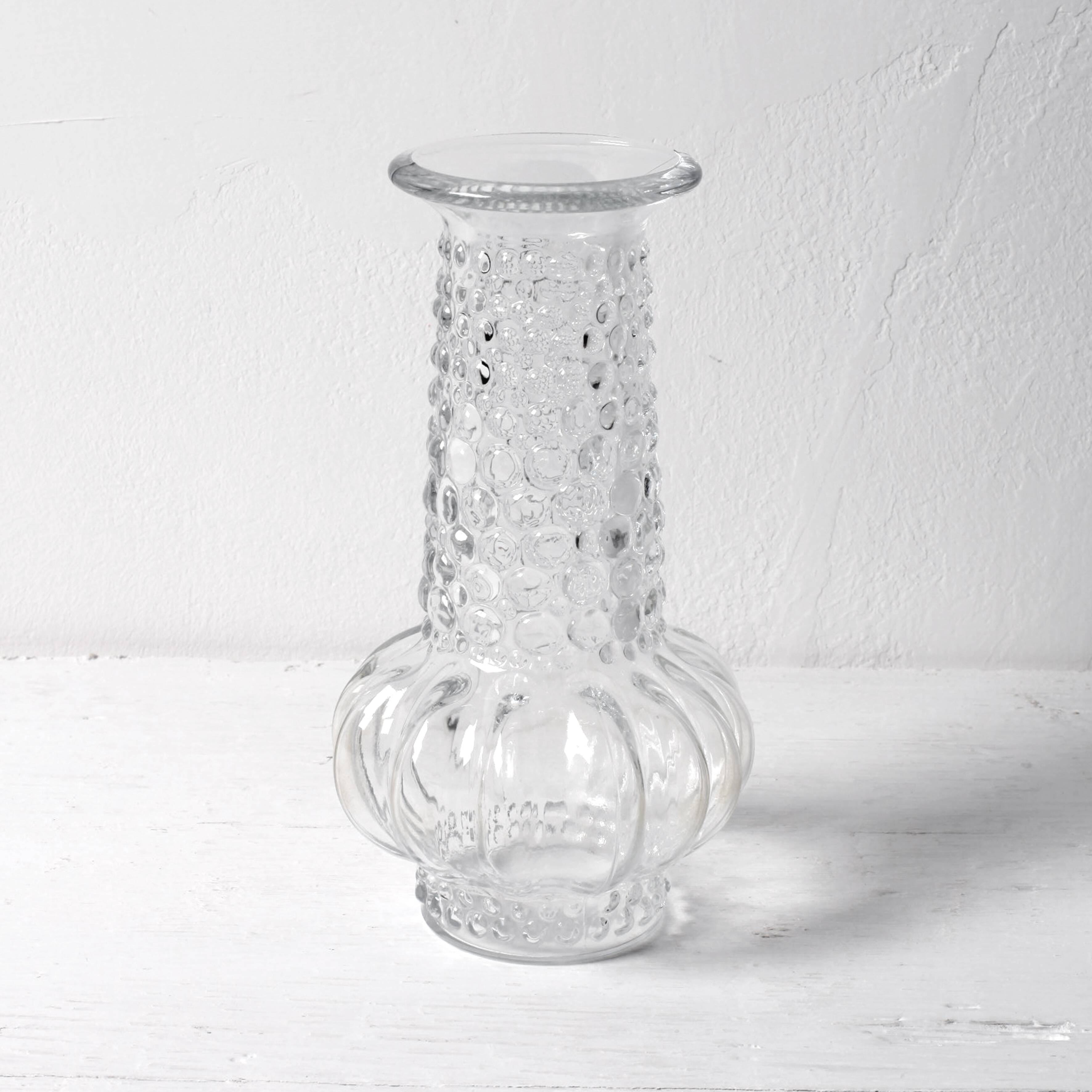 Pressed Glass Vase: Pavel Panek Design, Czech Republic / 1972