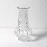 Pressed Glass Vase: Pavel Panek Design, Czech Republic / 1972