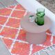 Recycled cotton handcrafted rug - Reversible