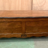 Solid oak toy chest XXth century