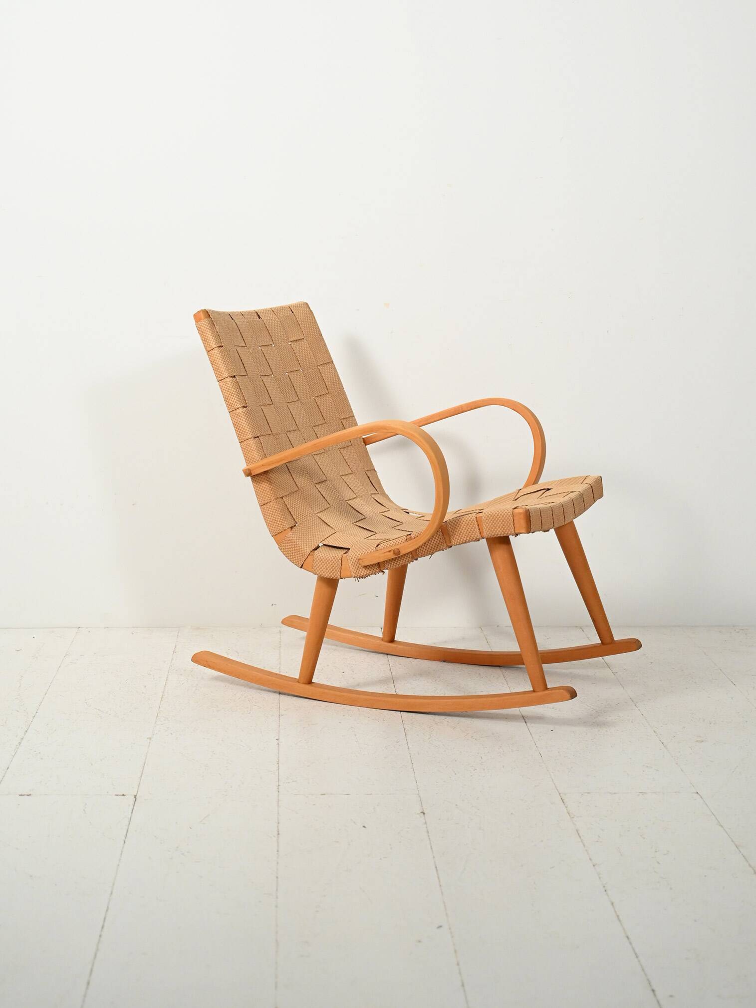 1940s rocking chair by Yngve Ekström