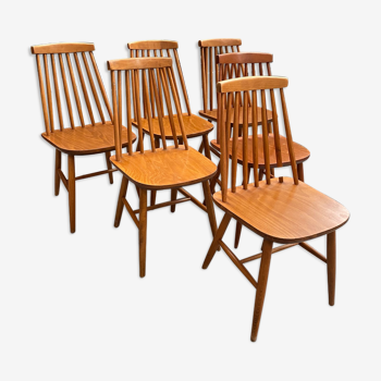 Suite of 6 bistro chairs