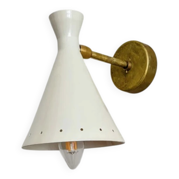 Italian wall light in the style of the 1950s.