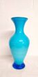 Vase de cristal. Italie, années 1980.