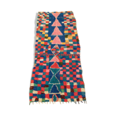 Boujad vintage, tapis berbère, 105 x 255