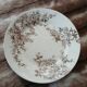 12 antique flat plates in ironstone