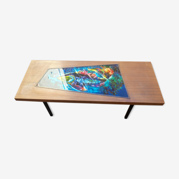 Table basse rectangulaire années 50