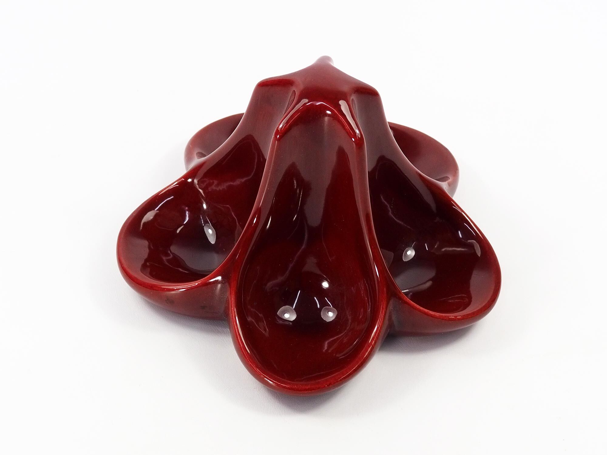 Art deco pipe door in french faience lmb paris, 1930s