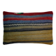 Vintage turkish handmade kilim cushion cover , 30 x 50 cm