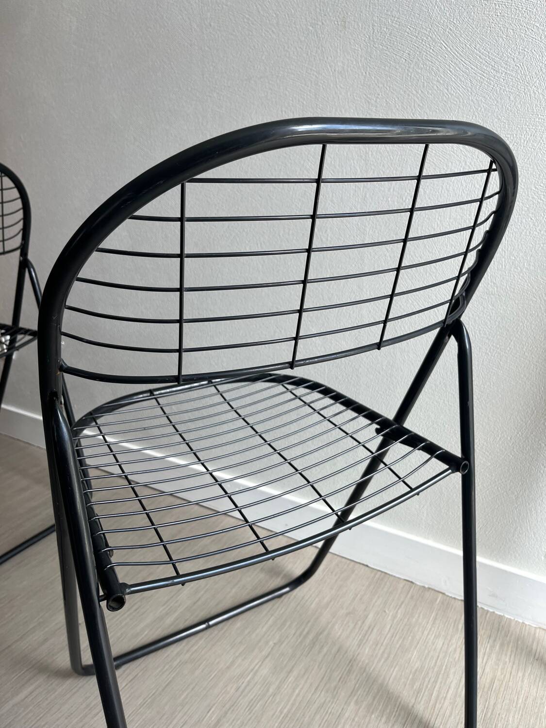 Vintage folding chairs Aland by Niels Gammelgaard