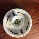 Round opal globe wall light with aluminum fixing