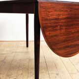 Table à manger extensible vintage en palissandre, modèle 227 par Arne Vodder pour Sibast