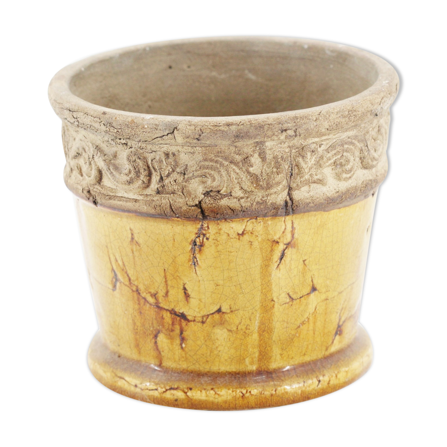 Ancient ceramic pot cover