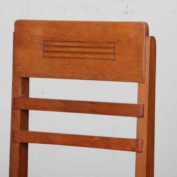 Set of 4 chairs, French work from the 1950s.