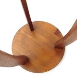 Wooden pedestal table