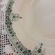 6 antique ironstone soup plates