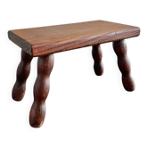 Tabouret, repose-pieds en bois