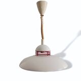 Scandinavian  white flying saucer lamp