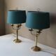Paire de lampes bouillottes 19é style empire
