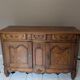 Antique Louis XV style sideboard in oak and walnut – 19th century / Early