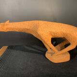 Animal Sculpture Horse, Terracotta, Unique Piece, 1960s