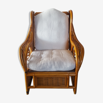 Rattan armchair