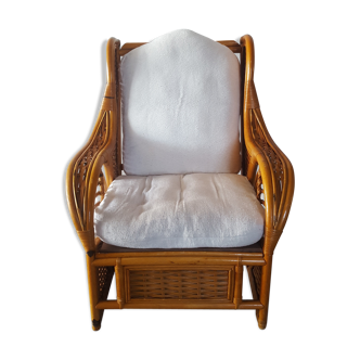 Rattan armchair