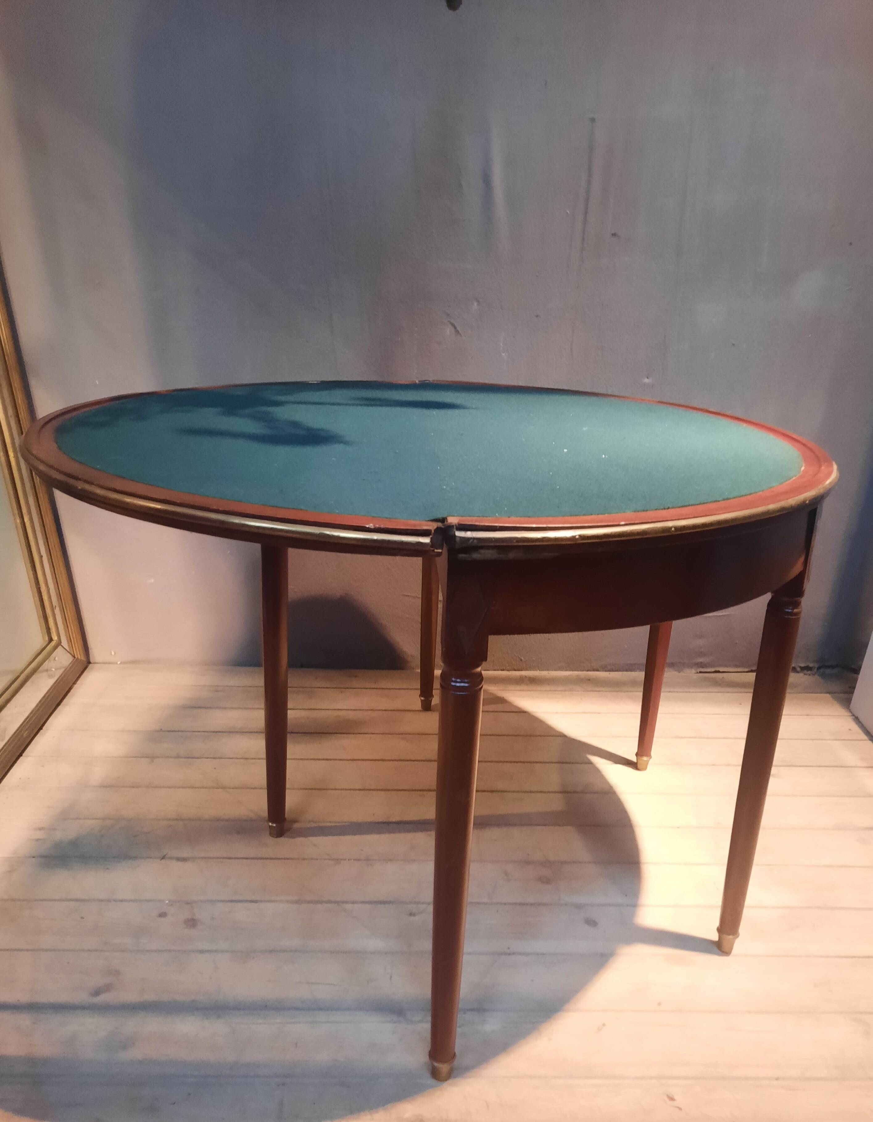 Eighteenth-century "half-moon" table