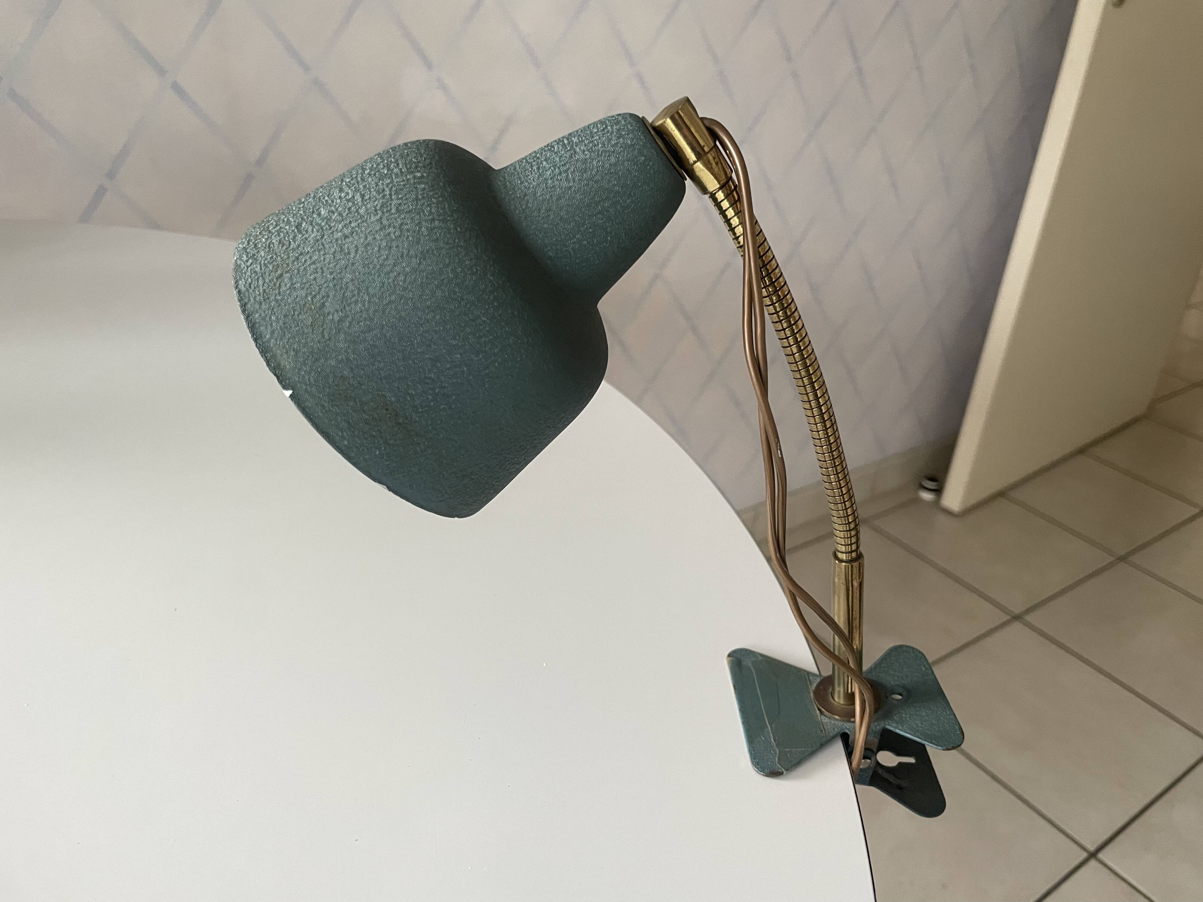 1950s clip lamp