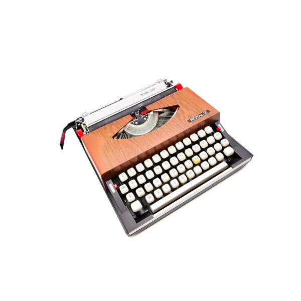 Royal typewriter 203 cappuccino & cream revised new ribbon | Selency