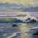 Tableau HST Marine "Wave Effect" by Roig with frame (+ certificate)